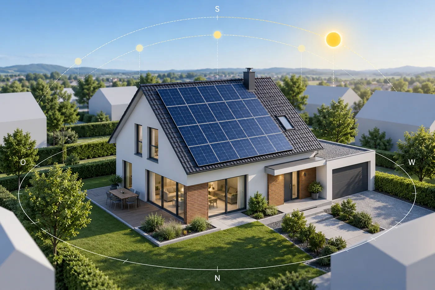 3D-Planung einer PV-Anlage